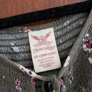 Faded Glory size 2X shirt